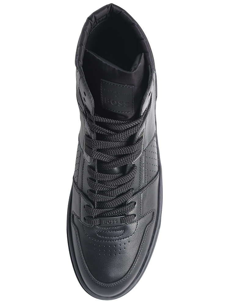 HUGO BOSS (ヒューゴボス) PORSCHE×BOSS レザー ハイトップスニーカー