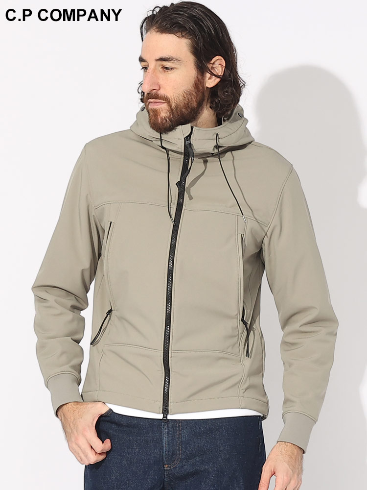 C.P COMPANY (シーピーカンパニー) フード 裏フリース フルジップ