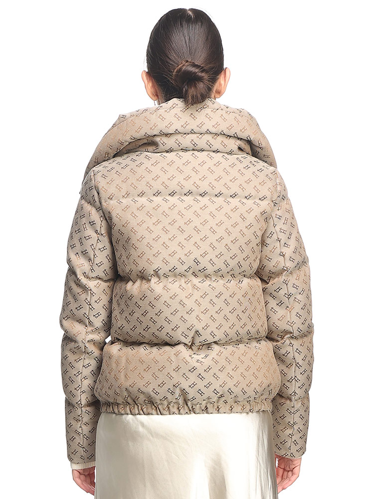 HERNO (ヘルノ) モノグラムロゴ フルジップ ダウンジャケット