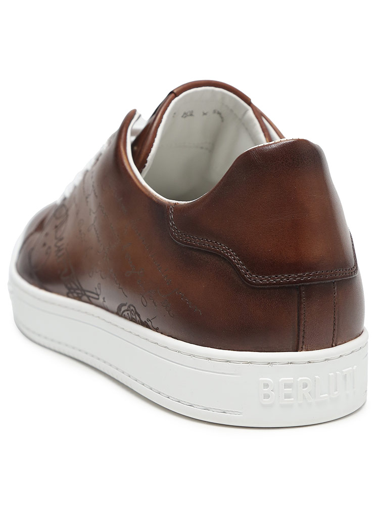 BERLUTI (ベルルッティ) プレイタイム スクリット レザースニーカー
