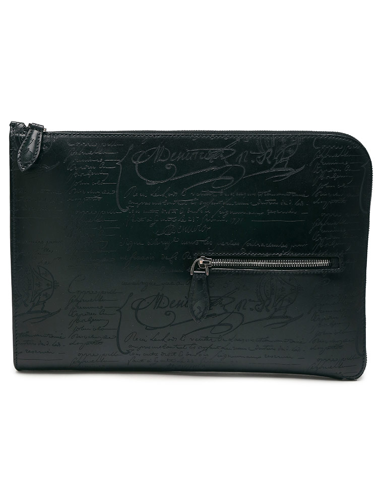 BERLUTI (ベルルッティ) ニノ スクリットレザー クラッチ BRM261687G27