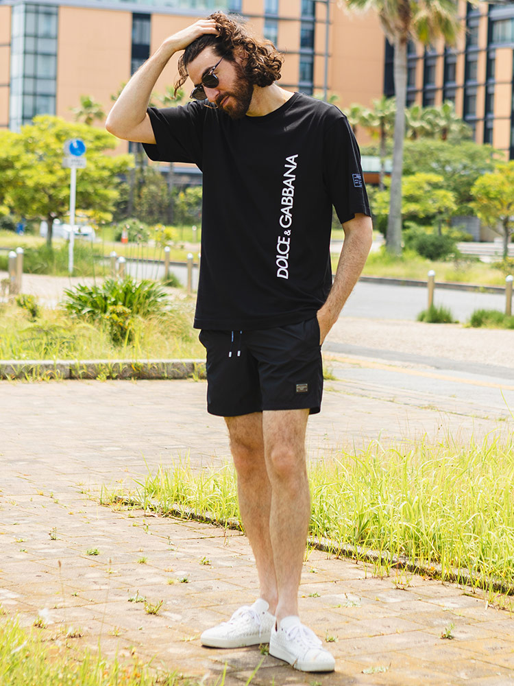 DOLCE&GABBANA (ドルチェ ＆ ガッバーナ) バーティカルロゴ クルー