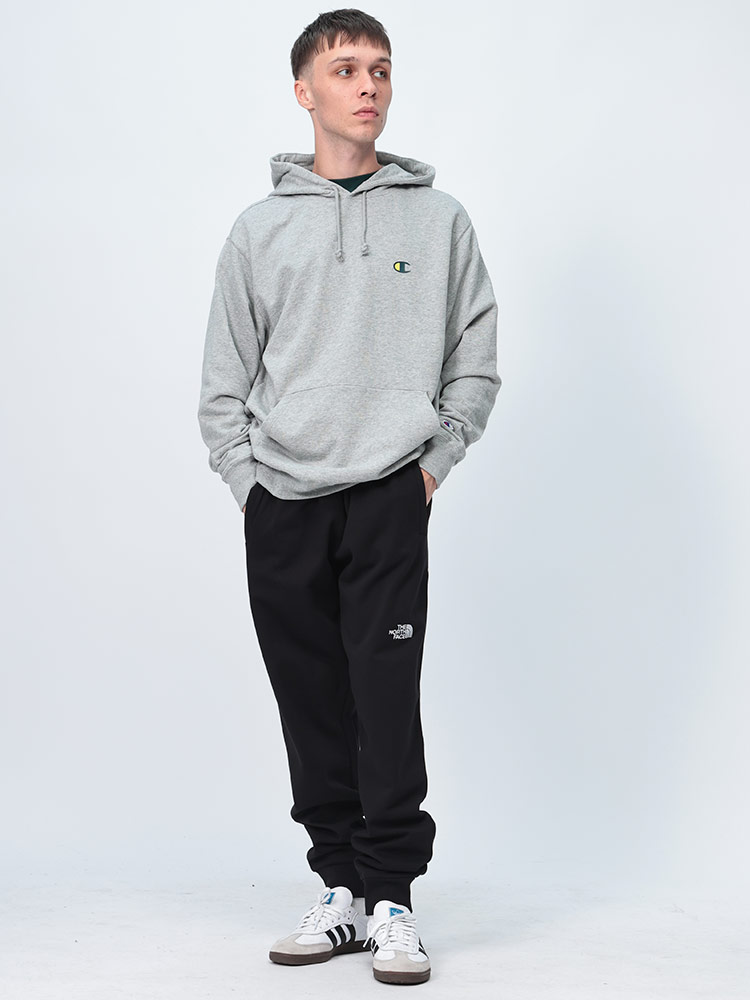 THE NORTH FACE (ザ ノースフェイス) 裏起毛 ロゴ刺繍 ジッパー付き