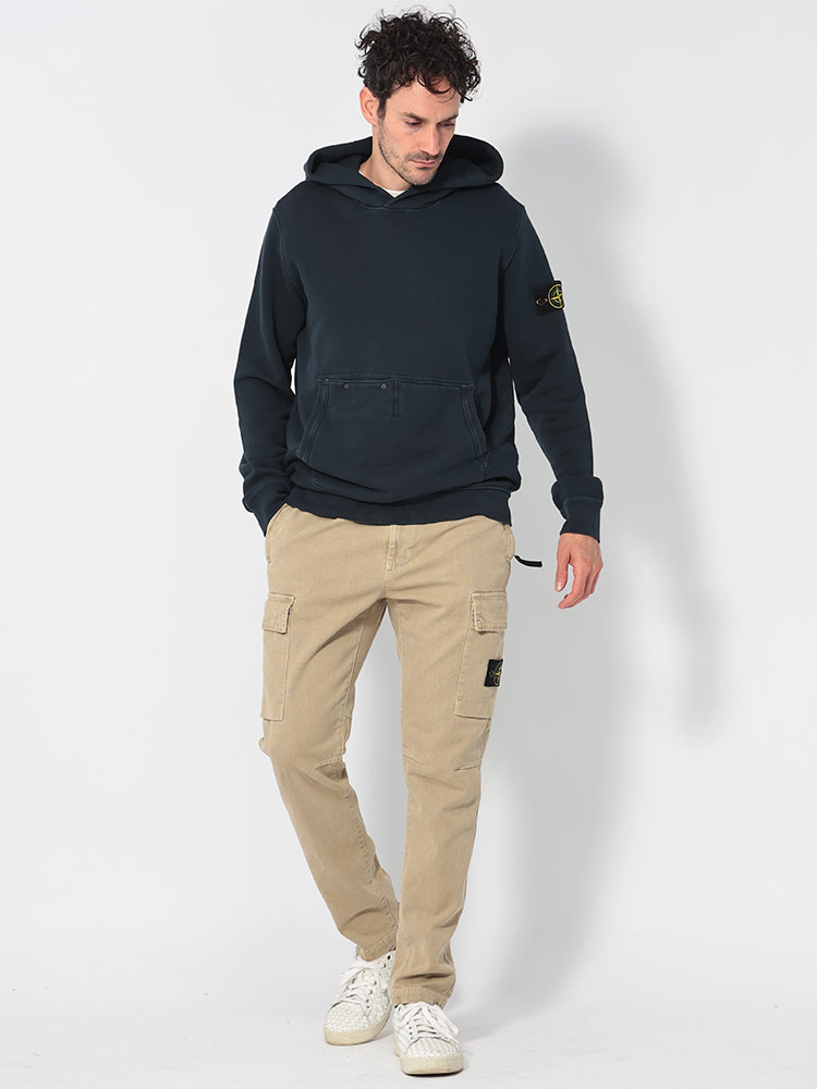 STONE ISLAND (ストーンアイランド) 裏毛 デザインポケット プル