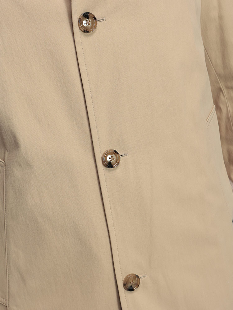 HUGO BOSS (ヒューゴボス) コットン シングル ステンカラーコート