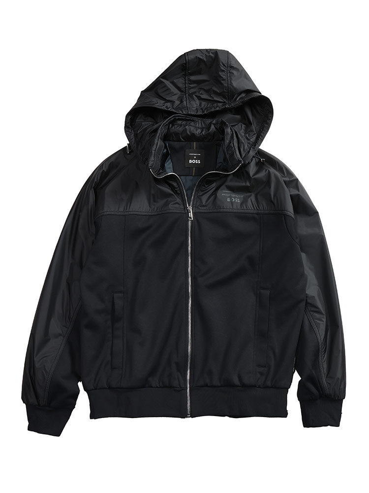 HUGO BOSS (ヒューゴボス) PORSCHE フード着脱 切り替え フルジップ
