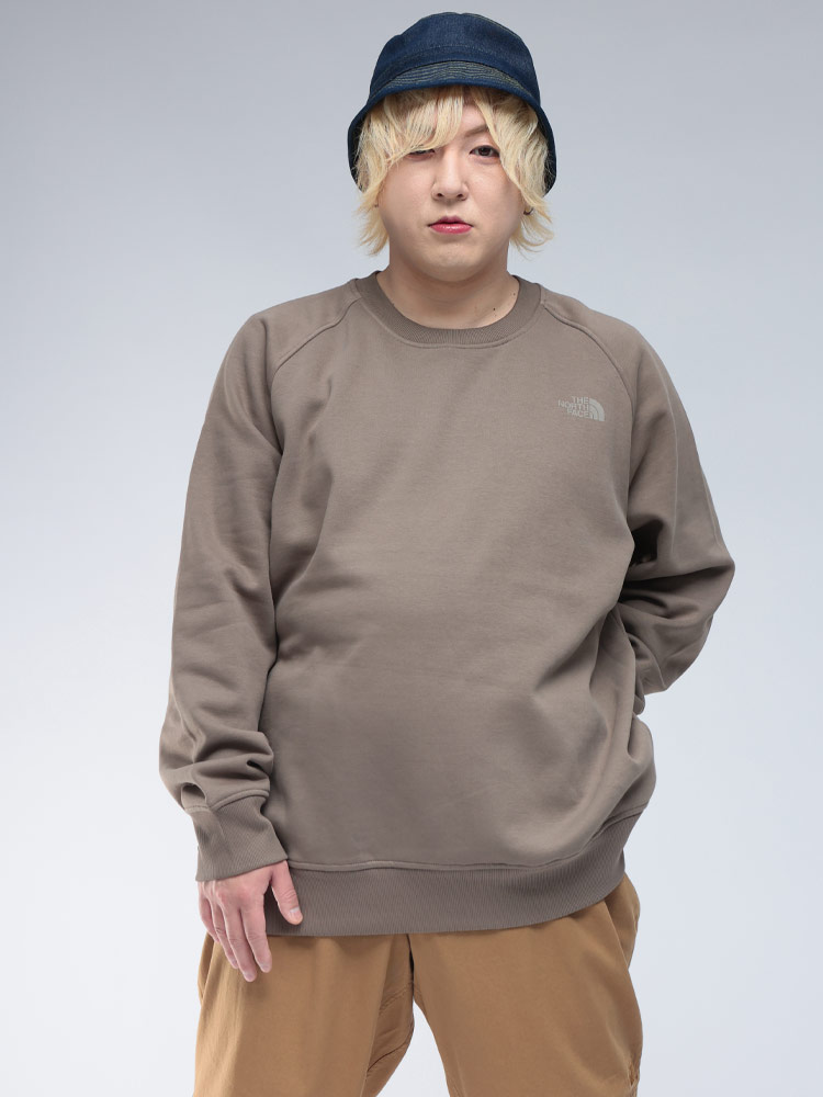 スウェット トレーナー ボックスロゴバックプリント クルーネック