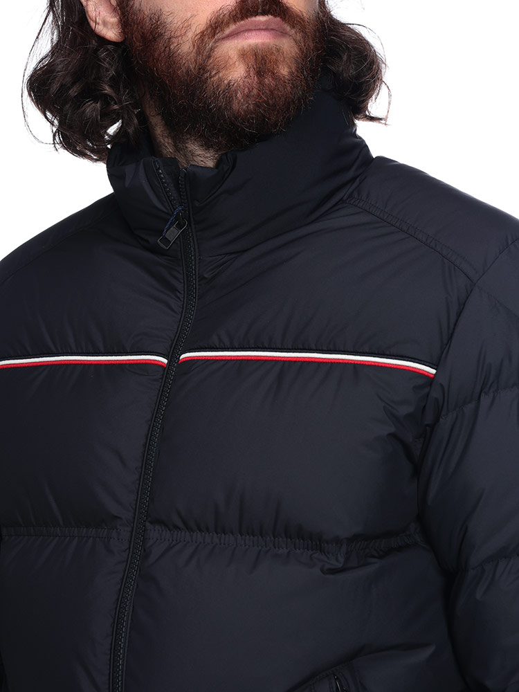 MONCLER (モンクレール) フロントトリコロールライン ダウンジャケット