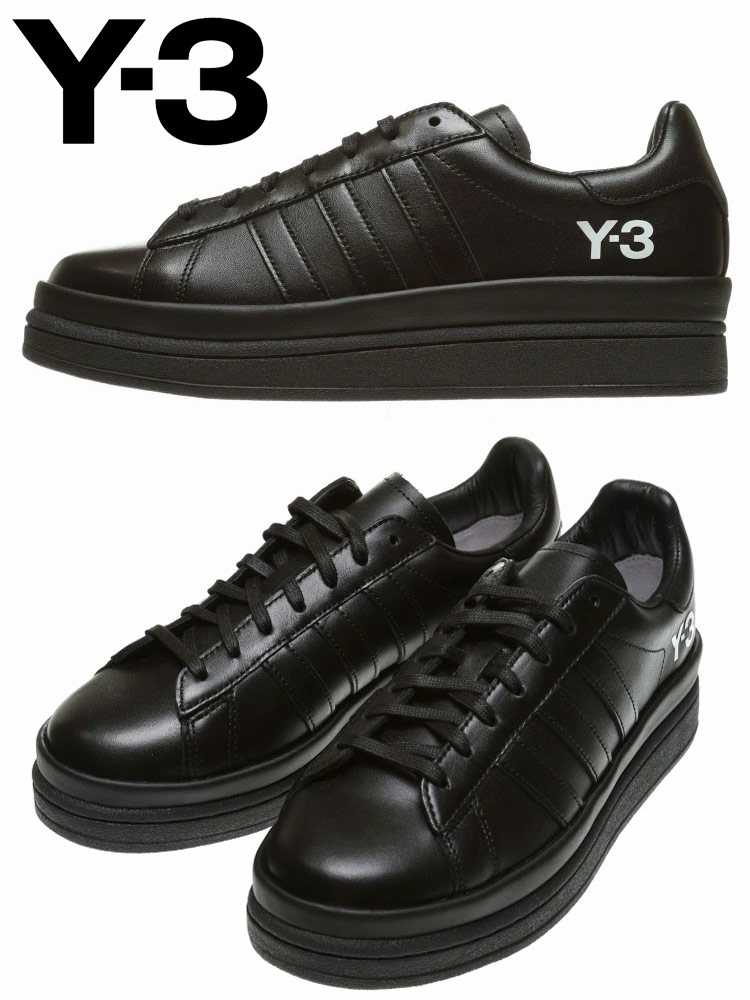 Y-3 ワイスリー レザー スリーライン ローカット スニーカー HICHO