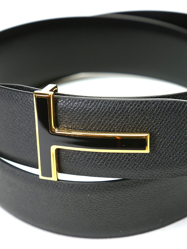 トムフォード メンズ ベルト TOM FORD ブランドベルト ロゴ Tバックル