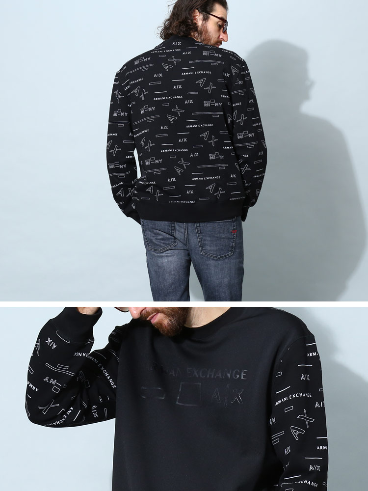 オンラインストア限定】 アルマーニエクスチェンジ メンズ トレーナー