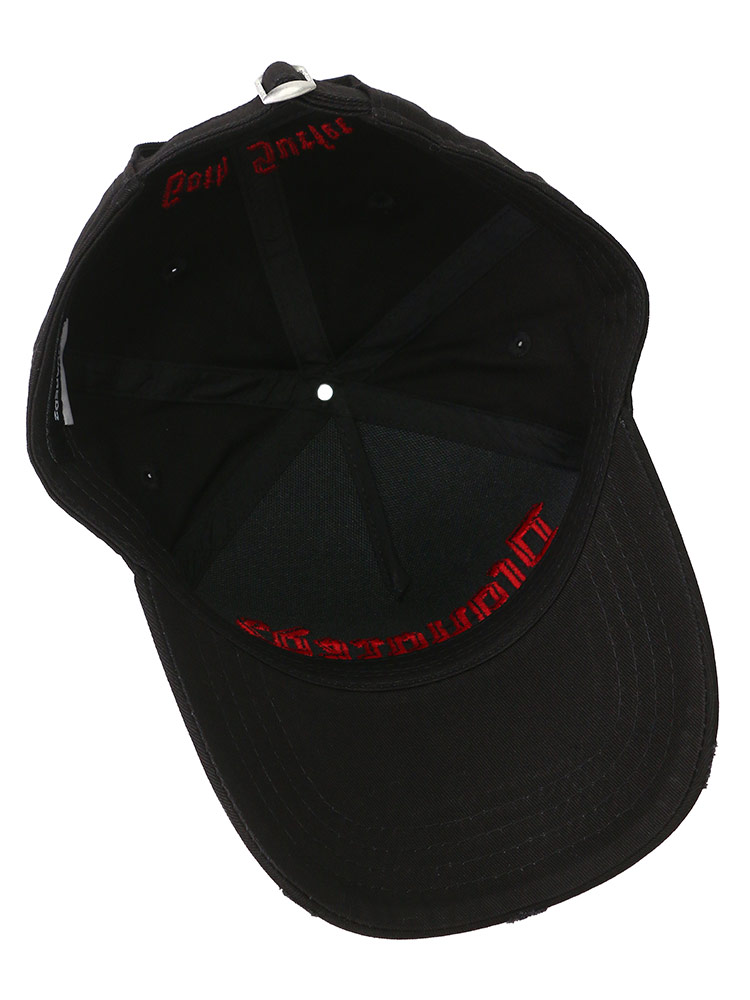 DSQUARED2 (ディースクエアード) ロゴ刺繍 コットン キャップ