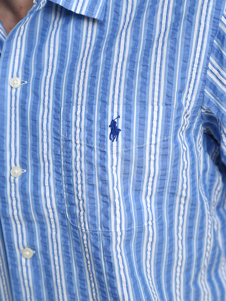 POLO RALPH LAUREN (ポロラルフローレン) ストライプ サッカー 半袖