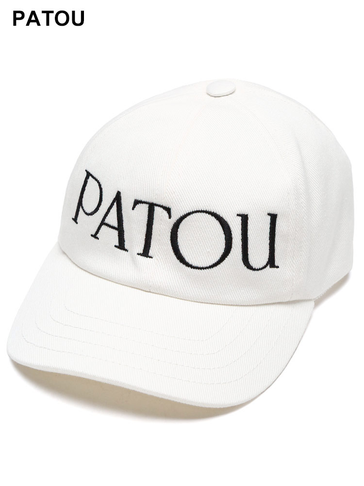 PATOU (パトゥ) ロゴ刺繍 コットン ベースボール キャップ LOGO