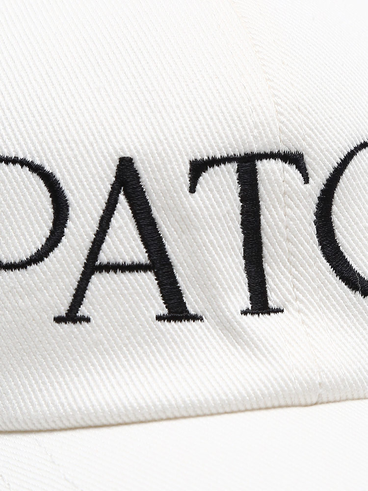 PATOU (パトゥ) ロゴ刺繍 コットン ベースボール キャップ LOGO