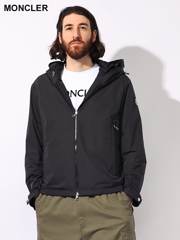 MONCLER (モンクレール) 撥水 軽量 ダブルフード フルジップ ナイロン