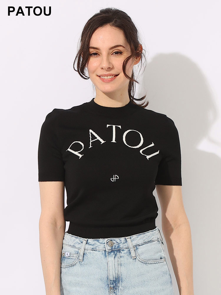 PATOU (パトゥ) エコフレンドリー コットンブレンド ジャガード ニット