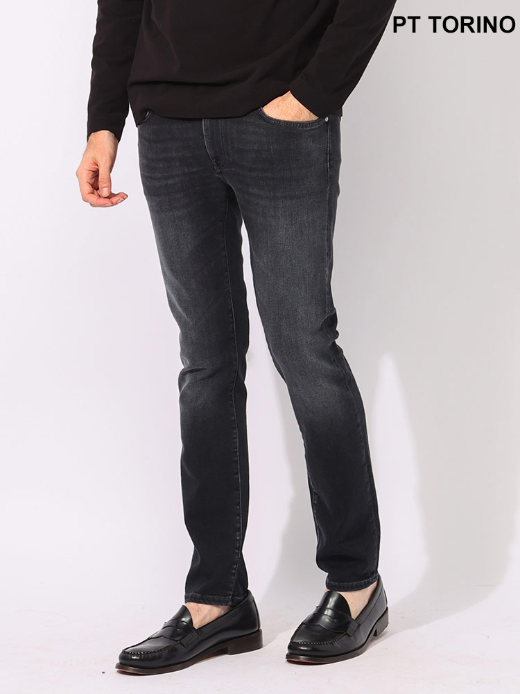 PT TORINO (ピーティートリノ) ストレッチ ジップフライ ジーンズ SLIM