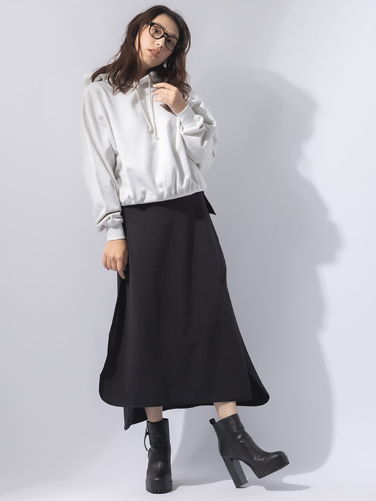 Y-3 (ワイスリー) ナイロンジャカード トラック スカート Y3LJD9788