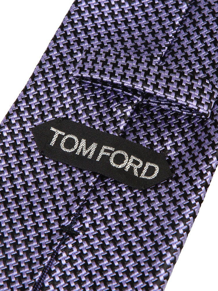TOM FORD (トムフォード) シルク100％ 総柄 ネクタイ TFSTN001S0146