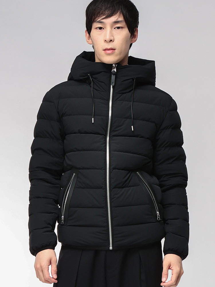 MACKAGE (マッカージュ) ストレッチ ナイロン フルジップ ダウン