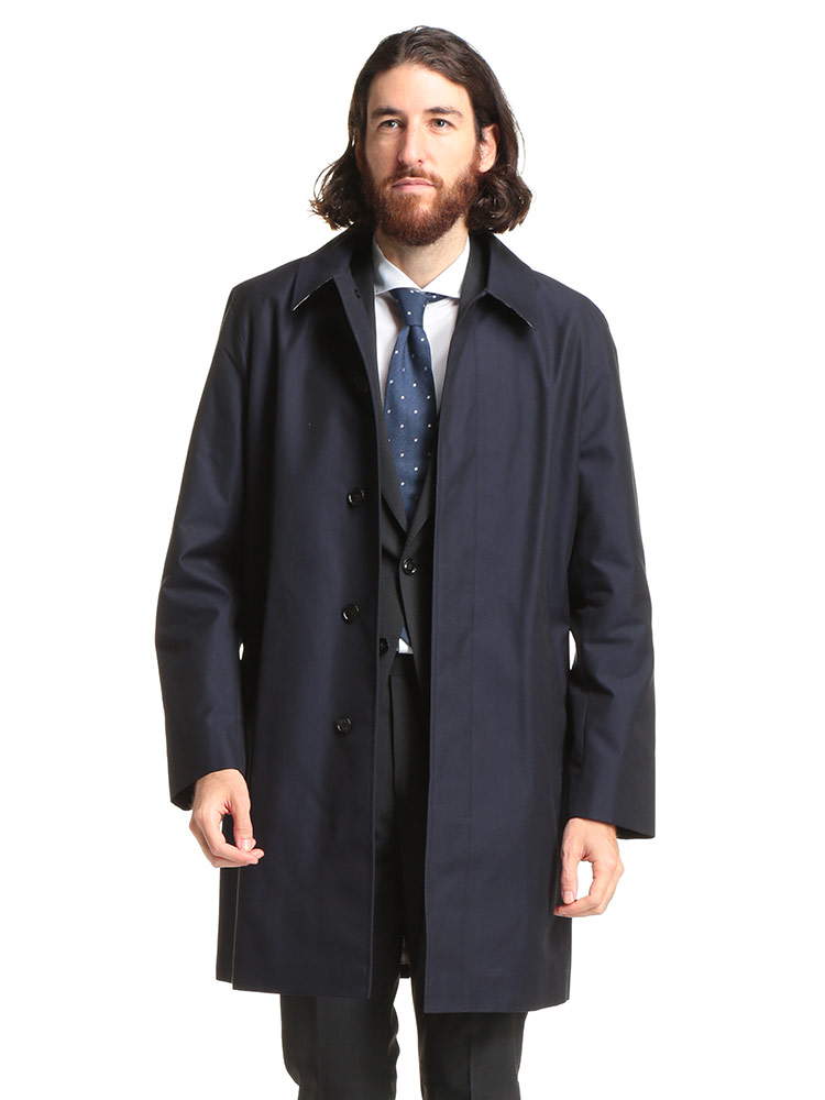 Aquascutum (アクアスキュータム) 綿100％ 裏地チェック シングル