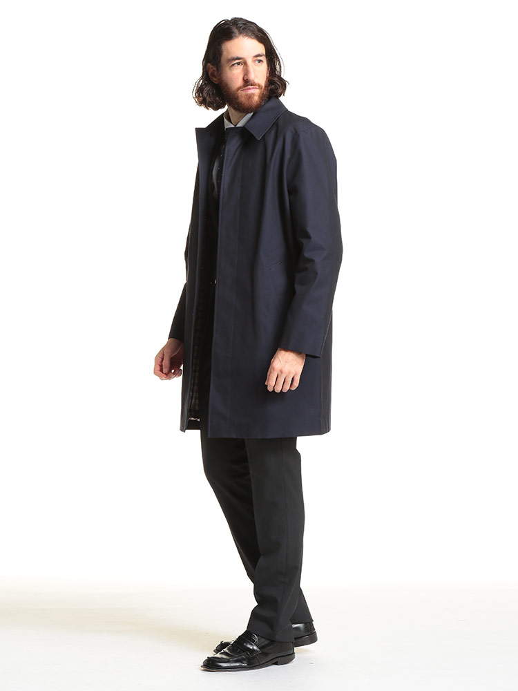 Aquascutum (アクアスキュータム) 綿100％ 裏地チェック シングル