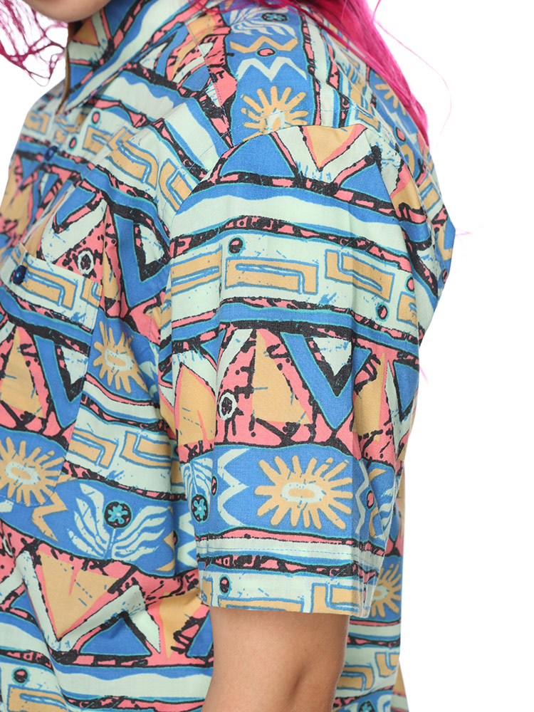 Patagonia (パタゴニア) 総柄プリント ポケット 半袖 シャツ 56291D12