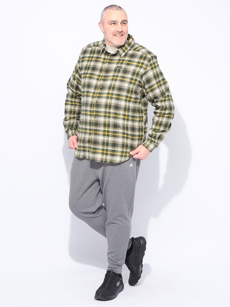 長袖シャツ チェック柄 フランネル トップス シャツ ネルシャツ