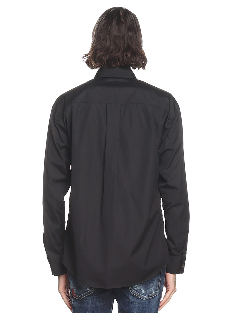 DSQUARED2 (ディースクエアード) ワンポイントハート 長袖 シャツ