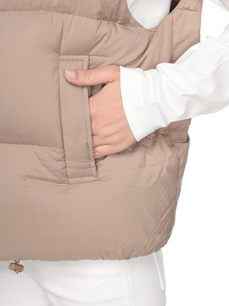 MIU MIU (ミュウミュウ) スタンド フルジップ ダウンベスト