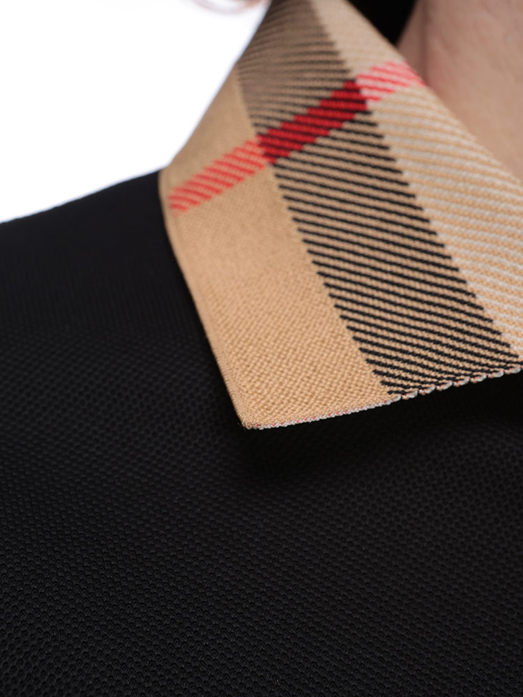 BURBERRY (バーバリー) バーバリーチェックカラー 半袖 ポロシャツ