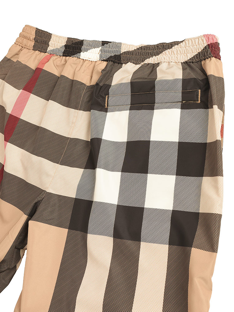 BURBERRY (バーバリー) チェック柄 メッシュインナー スイムショーツ