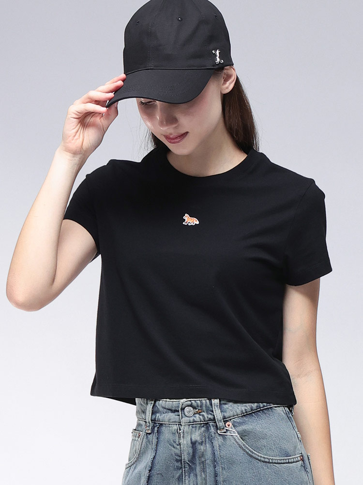 MAISON KITSUNE (メゾンキツネ) ワンポイント クルーネック 半袖 T