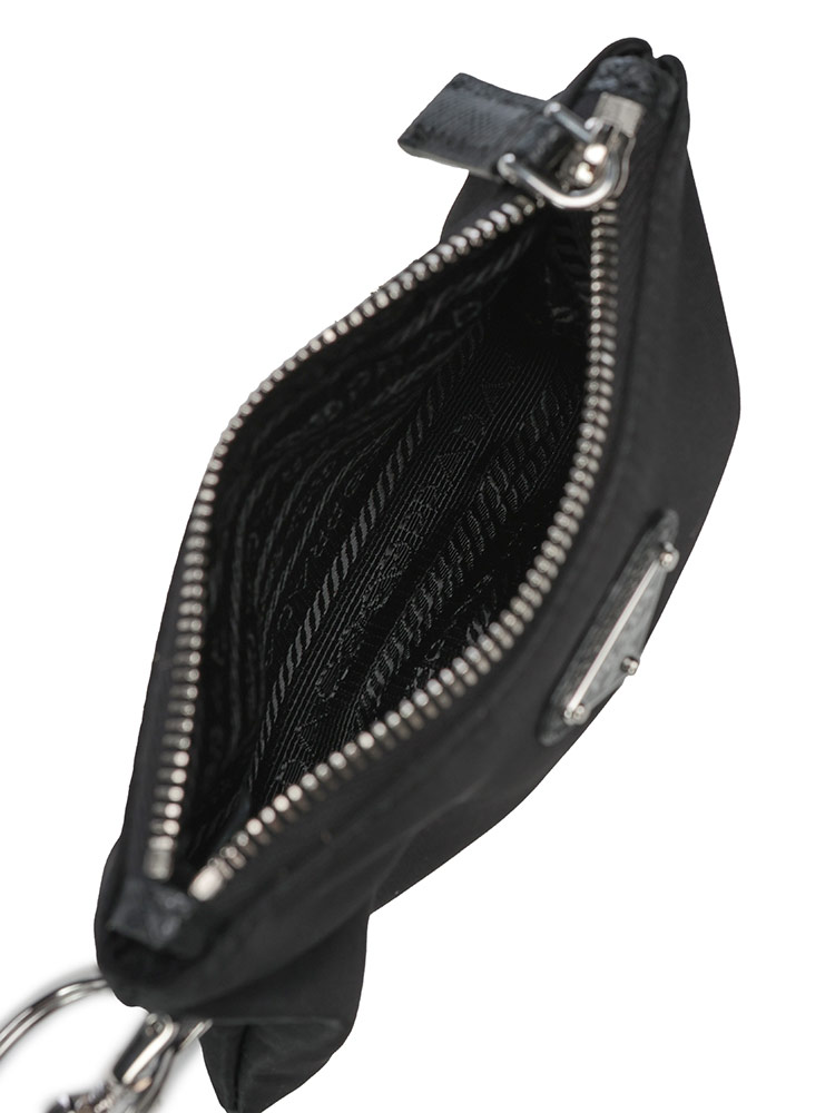 PRADA (プラダ) トライアングルロゴ ナイロン ミニポーチ 小銭入れ