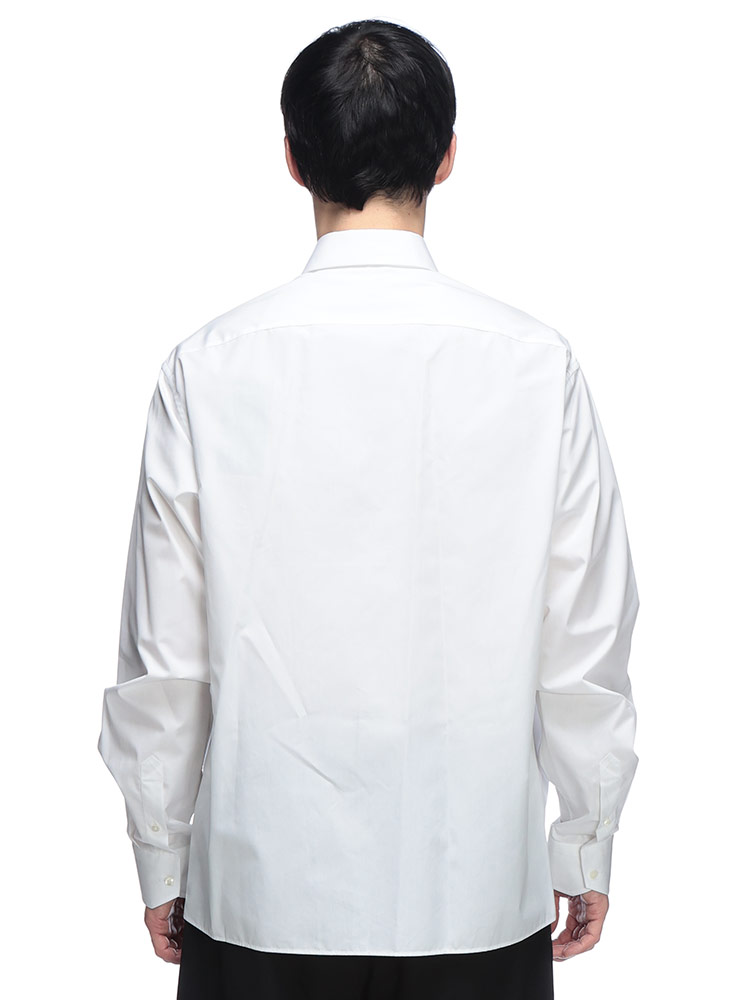 FENDI (フェンディ) ロゴ 無地 ジップポケット 長袖 シャツ