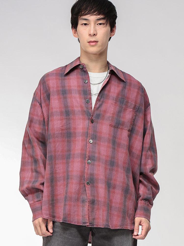 OUR LEGACY (アワーレガシー) チェック柄 総柄 長袖 シャツ Idaho