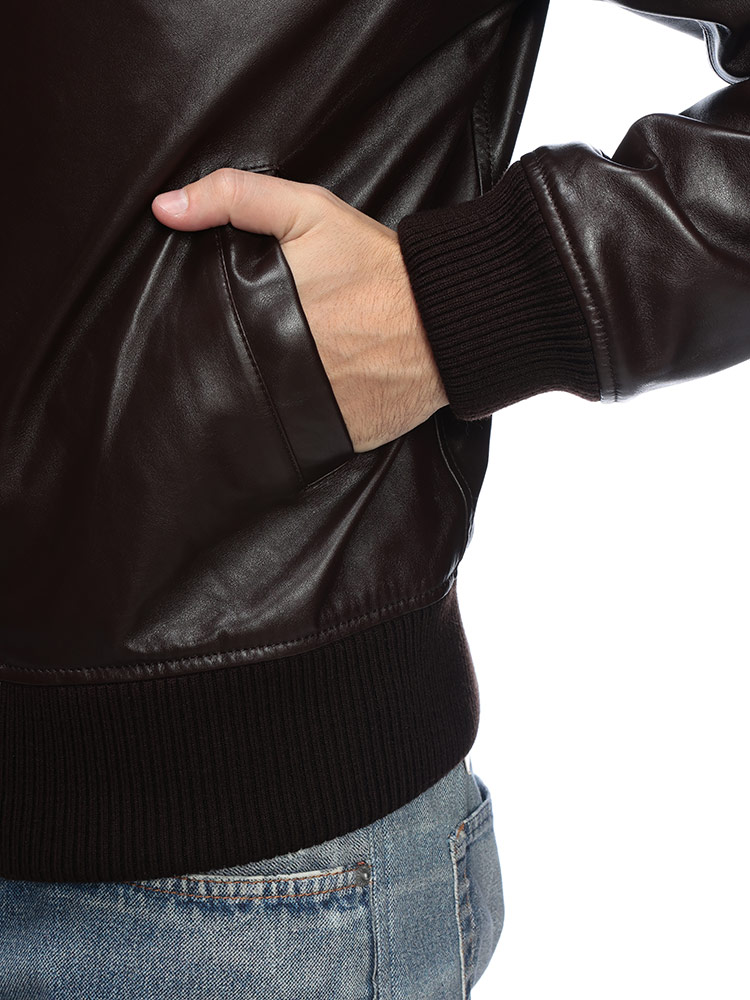 OUR LEGACY (アワーレガシー) ボアカラー フルジップ カーフレザー