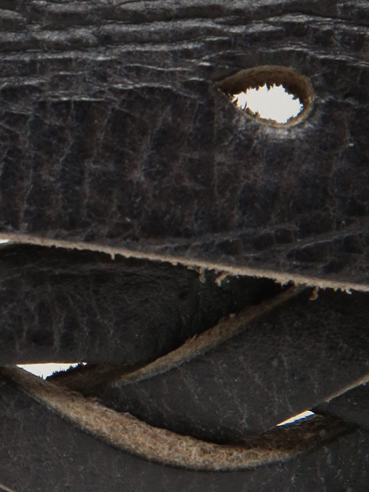 OUR LEGACY (アワーレガシー) 2cm 編み込み カーフレザー ベルト