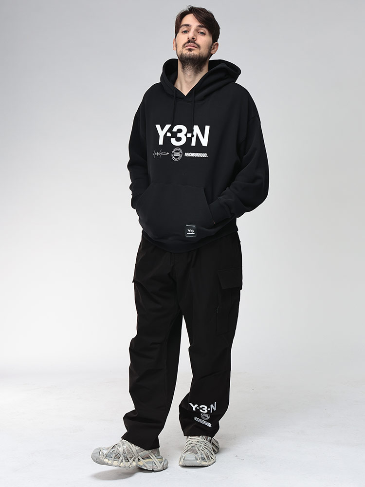 Y-3 (ワイスリー) NEIGHBORHOOD コラボ ロゴ プリント スウェット プル