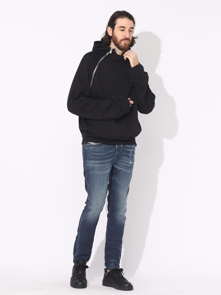 HELIOT EMIL (エリオット・エミル) ジップデザイン プルオーバー