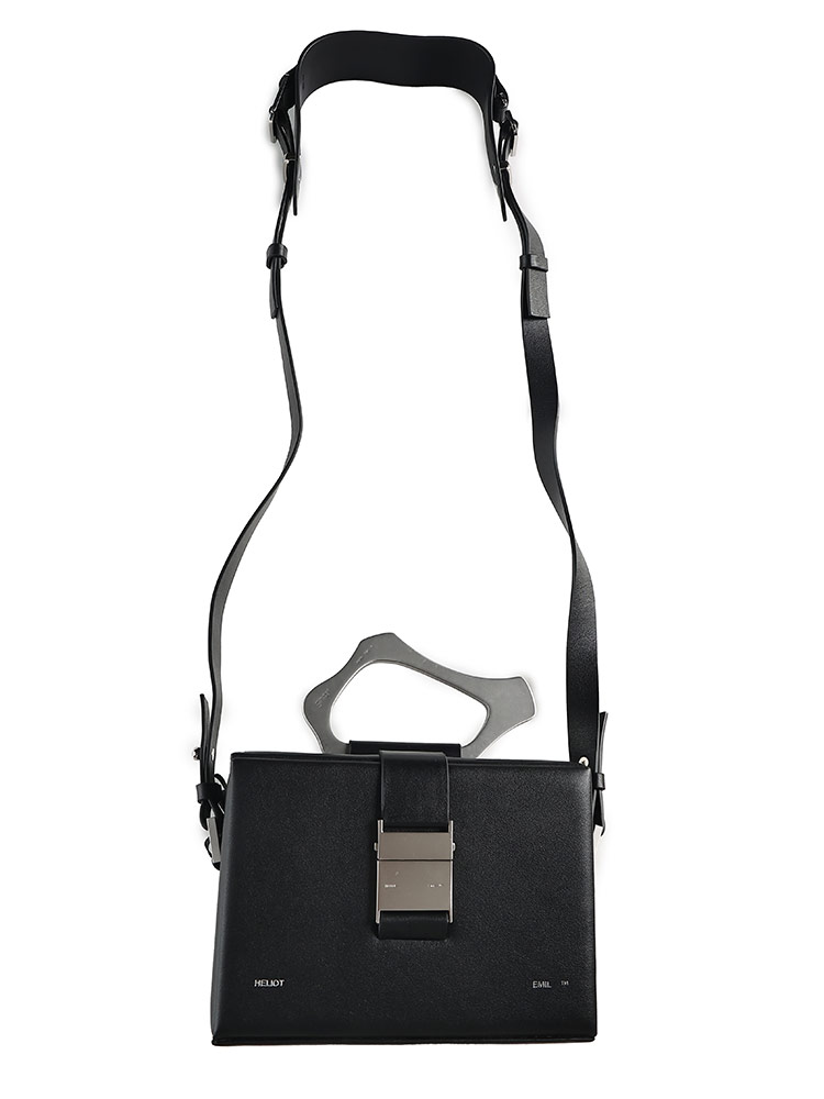 HELIOT EMIL (エリオット・エミル) レザー ショルダー ボックスバッグ