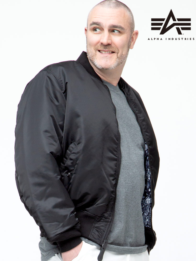 大きいサイズ メンズ ALPHA INDUSTRIES INC (アルファインダストリーズ