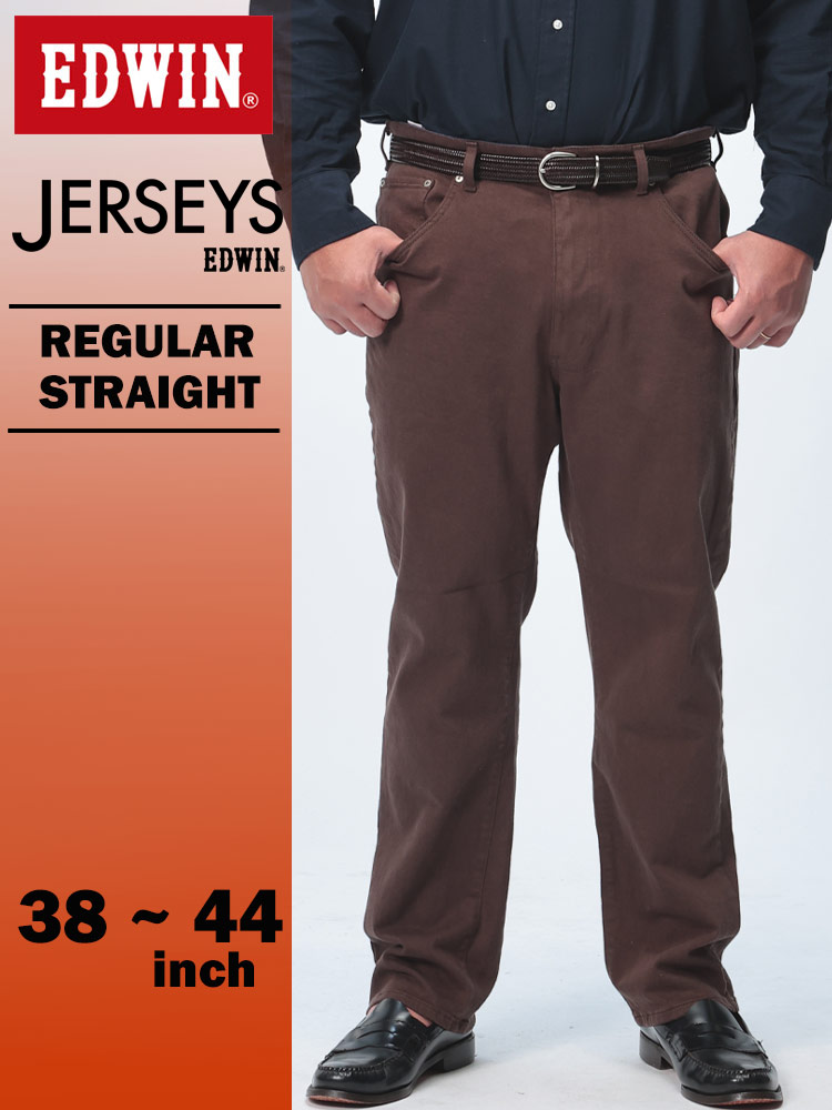 ロングパンツ JERSEYS ストレッチ レギュラーストレート ボトムス