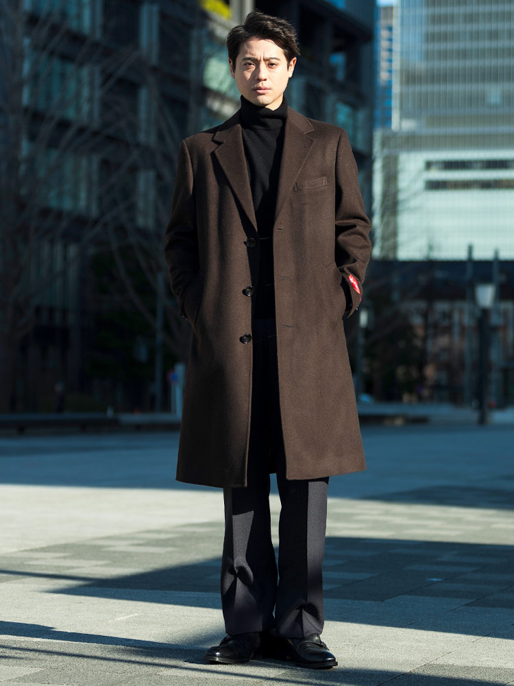 COLLEZIONE (コレツィオーネ) カシミヤ100％ 無地 シングル ロング