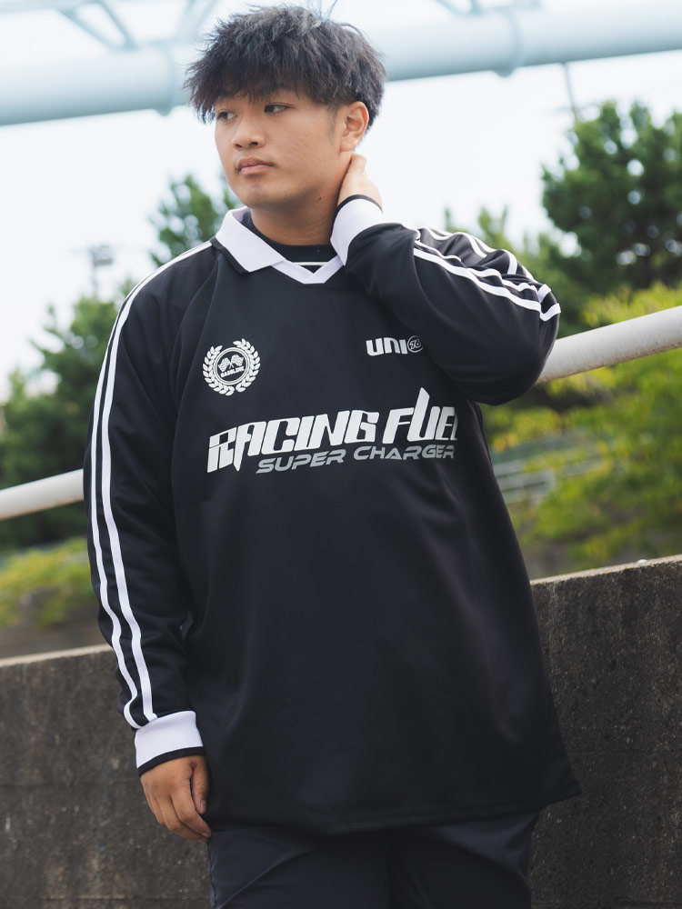 Vネック 長袖 シャツ プリント Vネック トップス ゲームシャツ