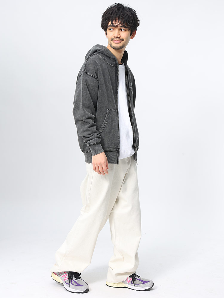 BEN DAVIS (ベンデイビス) 裏毛 ヴィンテージ風 ロゴカットオフ ダブル