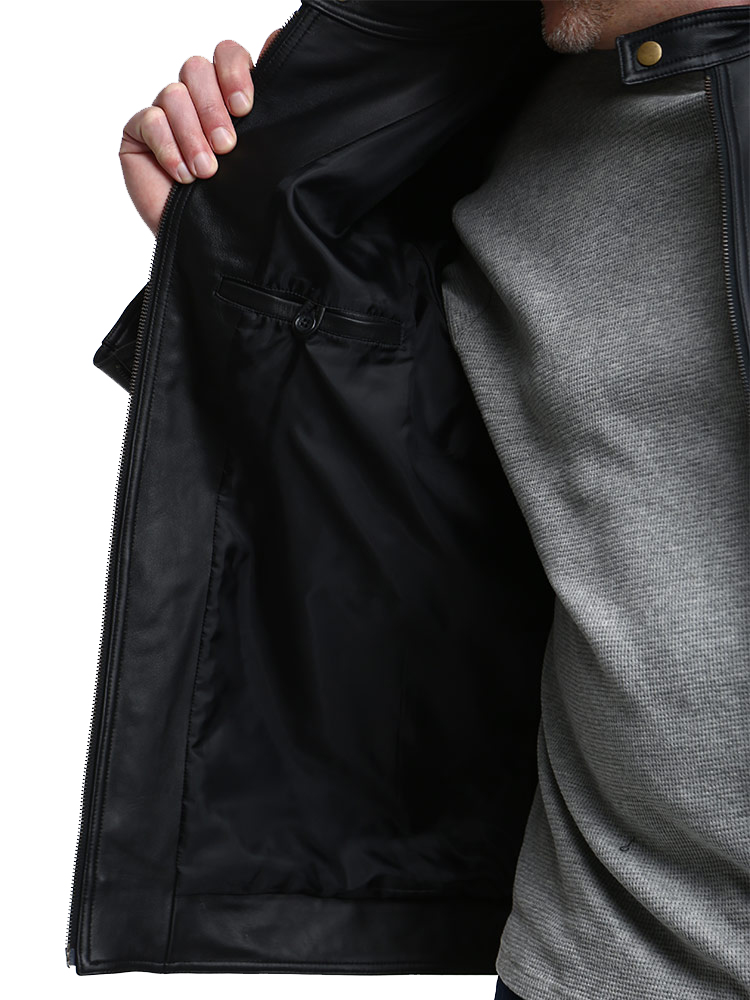 大きいサイズ メンズ B＆T CLUB (ビーアンドティークラブ) ラムレザー