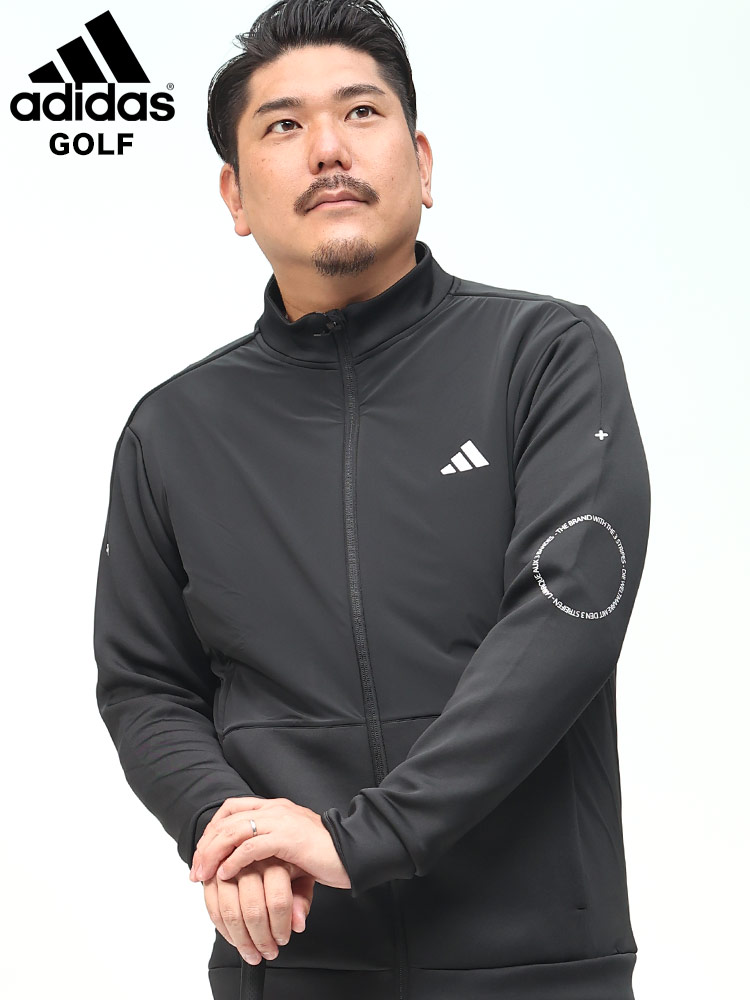 GOLF ダンボールニット フルジップ ジャケット (adidas) アディダス