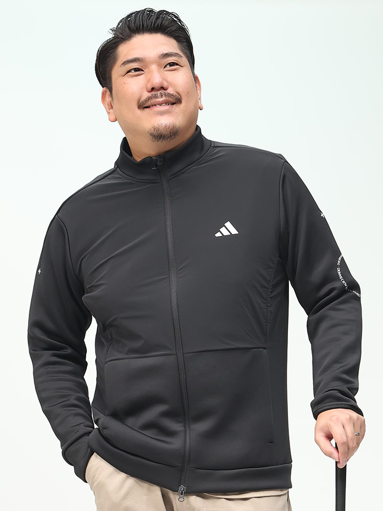GOLF ダンボールニット フルジップ ジャケット (adidas) アディダス